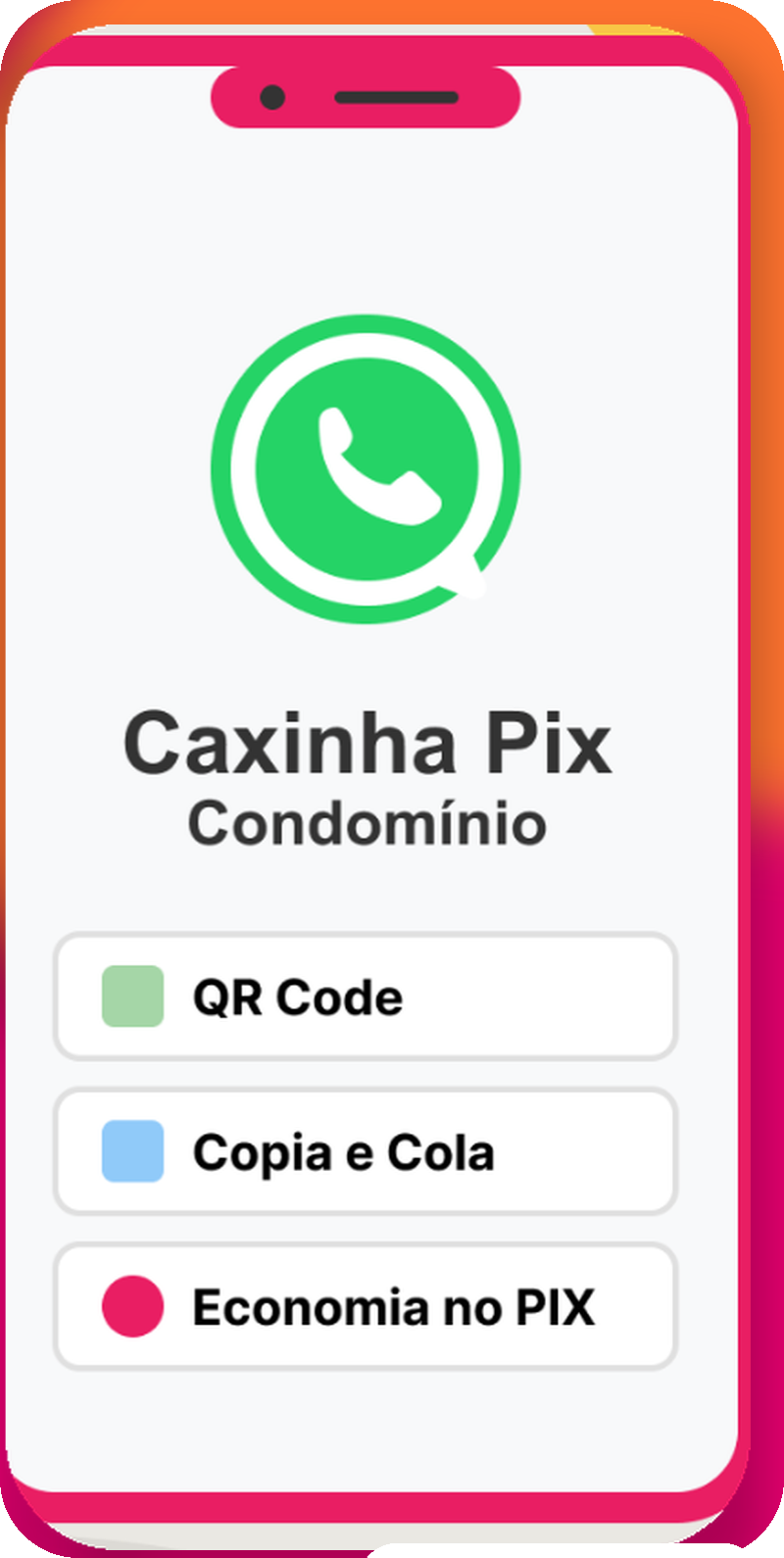 Caixinha Pix Condomínio no WhatsApp: QR Code, Copia e Cola e Economia no PIX